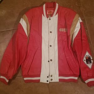 San Francisco 49ers Quarterback Club Vintage Leath